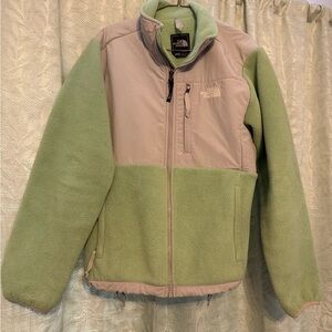 The North Face Green and Gray Fleece
